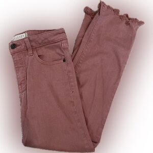 Harper Dusty Rose Cropped Jeans